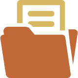 Document inside brown folder